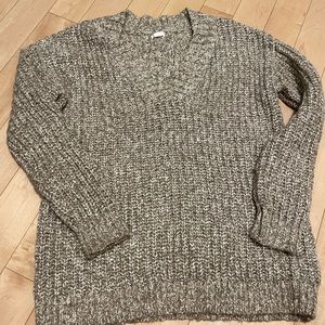 Garage vneck chunky sweater